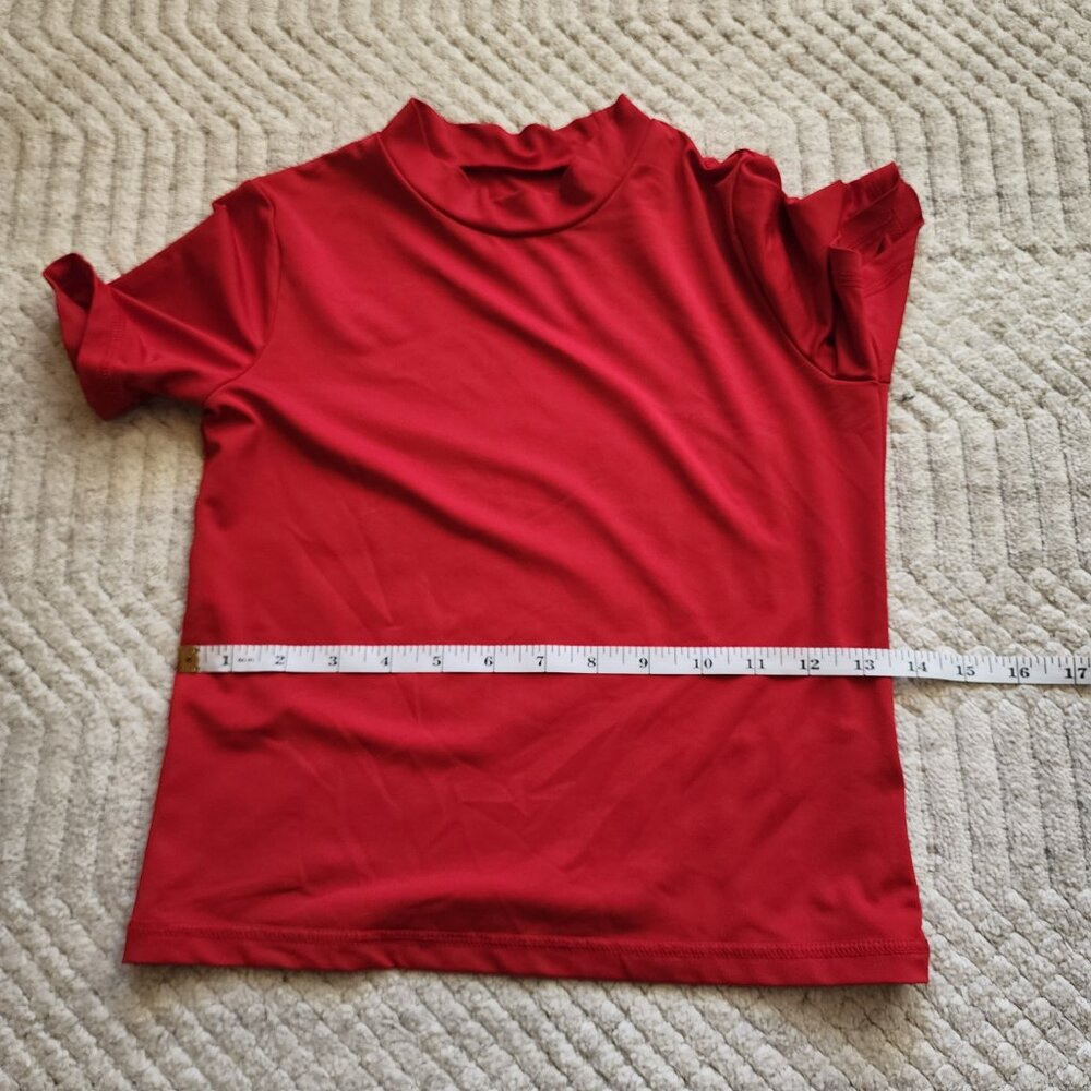 Cat & Jack Girls Red Short‑Sleeve Shirt – Youth Size 8/10 - Picture 8 of 14